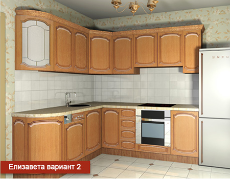 Скидка 35% на кухню Елизавета, 44% на кухню Ника от ПлазаРеал