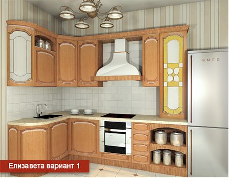Скидка 35% на кухню Елизавета, 44% на кухню Ника от ПлазаРеал
