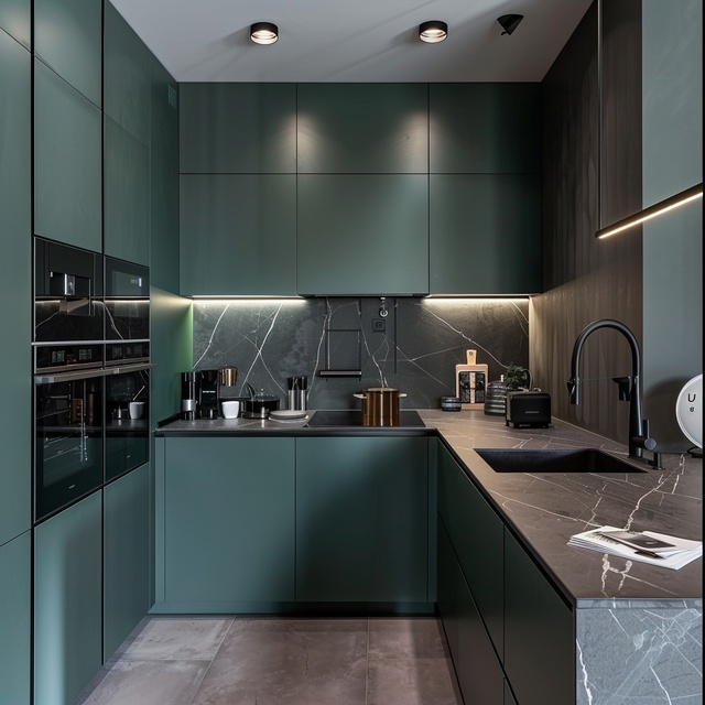 Правильно встроенная вытяжка Правильно встроенная вытяжка