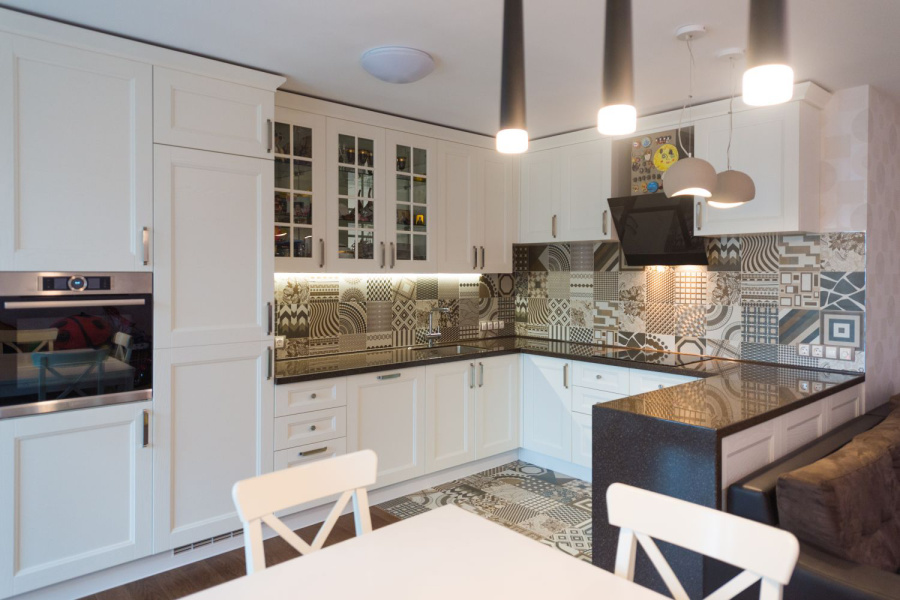 Кухня Эмилия White 2